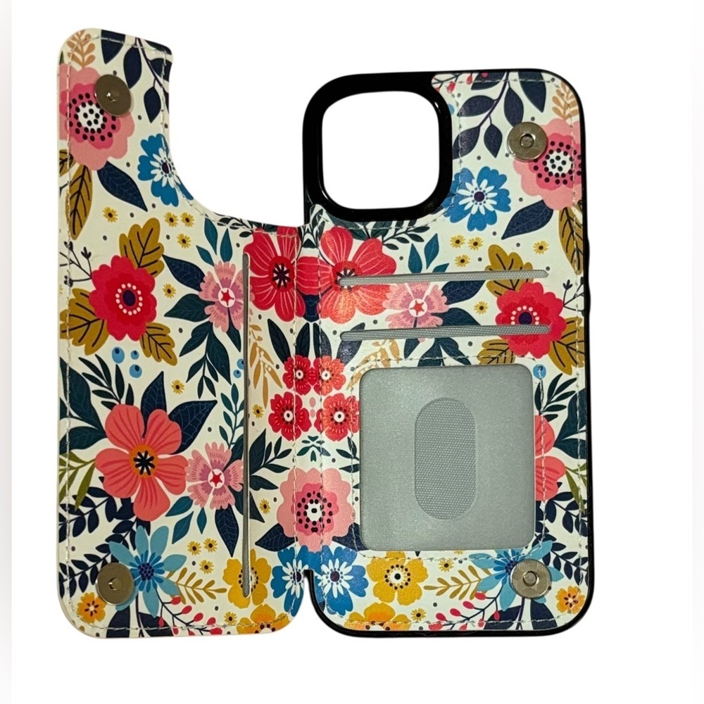 iPhone 15 Floral Phone Case - Multicolor - Picture 3 of 4